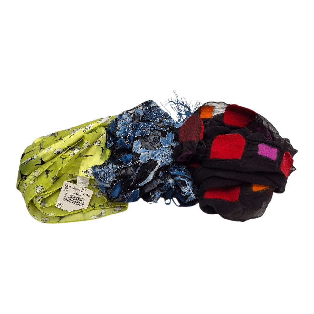 Women's Scarf Set of 3 Multicolour
